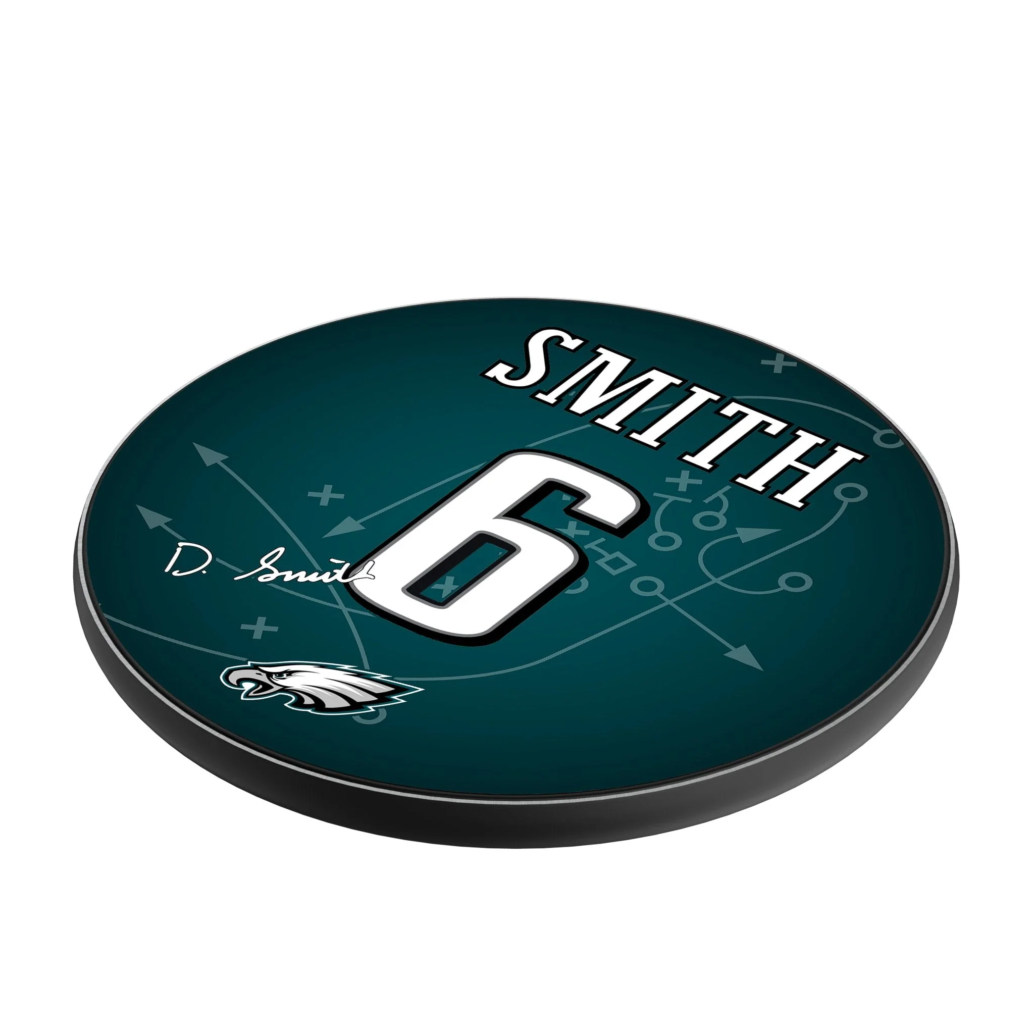 DeVonta Smith Philadelphia Eagles 6 Ready 15-Watt Wireless Charger - Image 2
