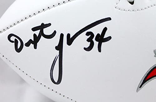 Dexter Jackson Autographed Tampa Bay Buccaneers Logo Football w/SB MVP-Prova Black - Image 4