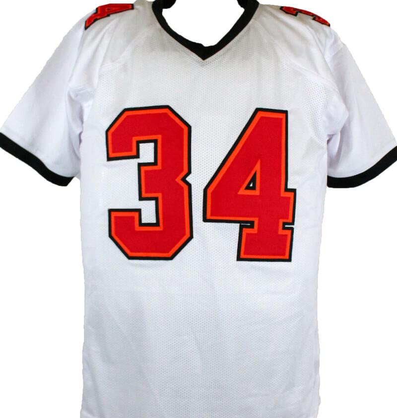 Dexter Jackson Autographed White Pro Style Jersey w/SB MVP-Prova Auth Black - Image 4