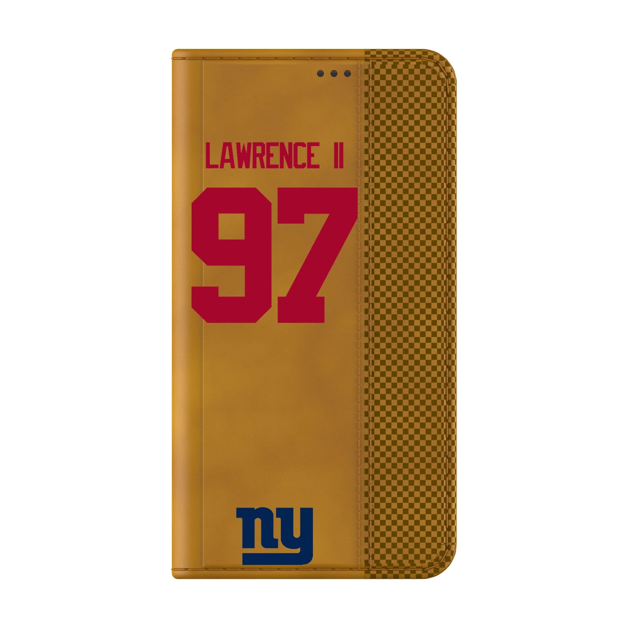 Dexter Lawrence II New York Giants 97 Game Tactic Folio Phone Case for Samsung Galaxy - Image 2