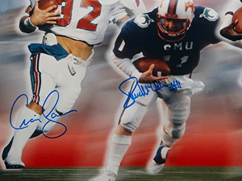 Dickerson McIlhenny James Autographed 16x20 SMU Pony Express Photo- JSA W Auth - Image 2
