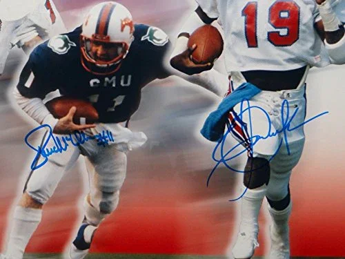 Dickerson McIlhenny James Autographed 16x20 SMU Pony Express Photo- JSA W Auth - Image 3