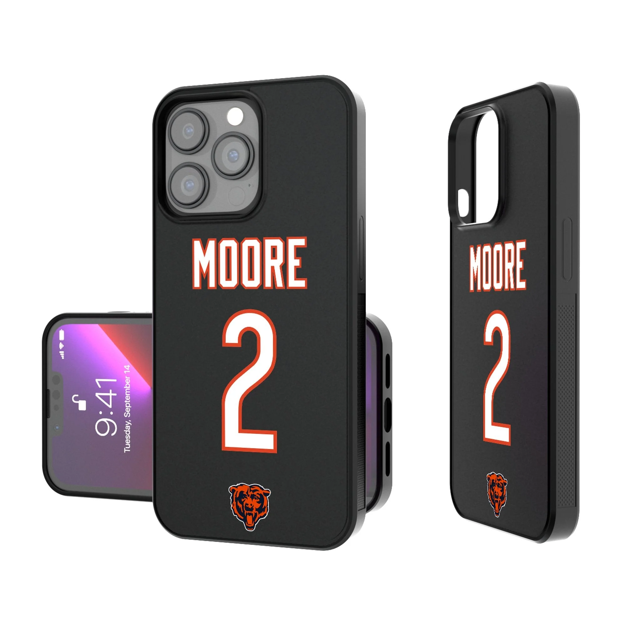 DJ Moore Chicago Bears 2 Ready Bump Phone Case