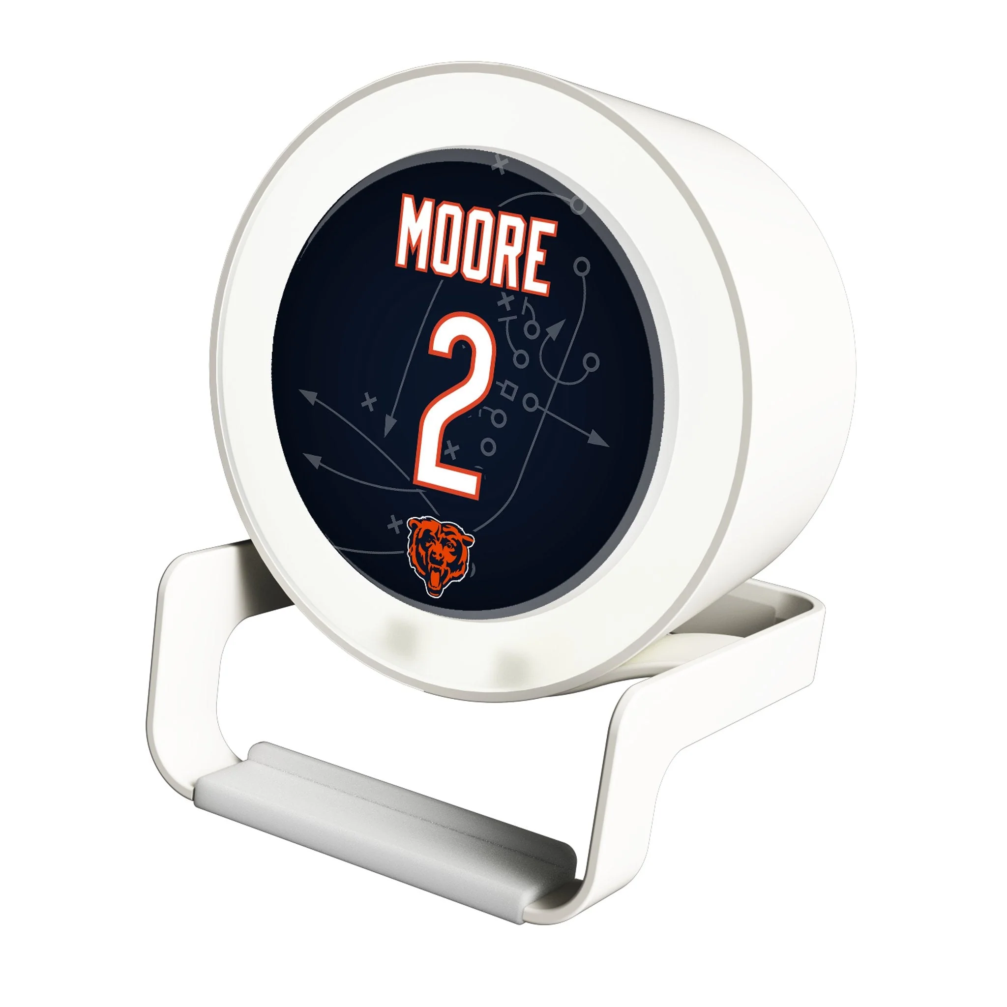 DJ Moore Chicago Bears 2 Ready Night Light Charger and Bluetooth Speaker