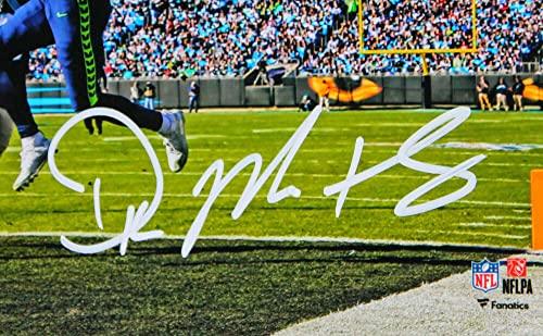 DK Metcalf Autographed Seattle Seahawks 8x10 TD FP Photo-Beckett W Hologram - Image 2