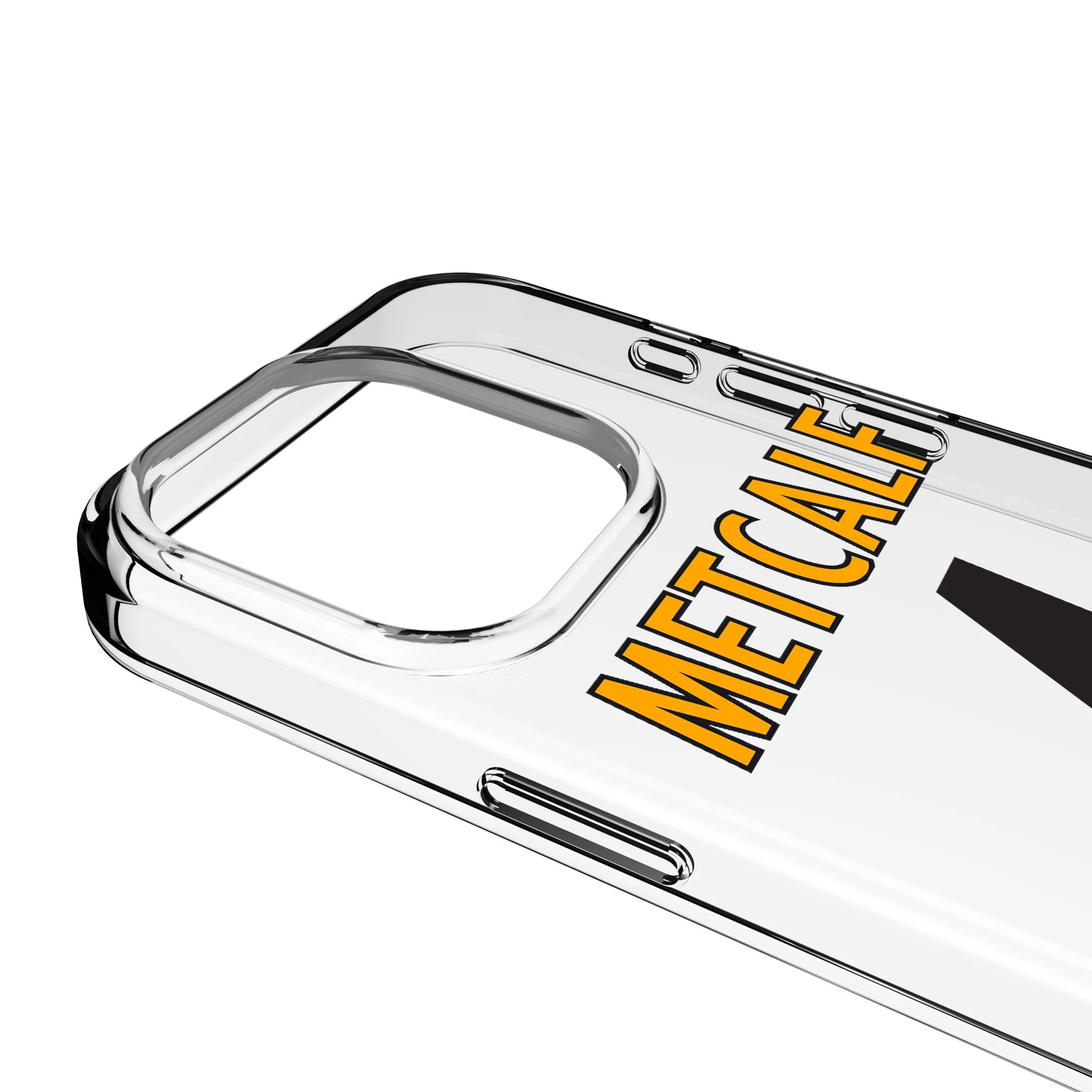 DK Metcalf Pittsburgh Steelers 4 Game Tactic Clear Phone Case for Apple iPhone - Image 3