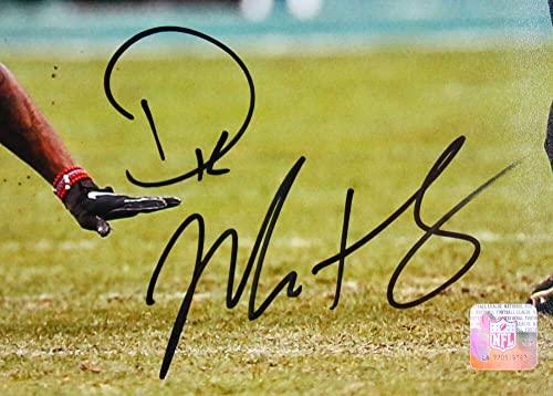 DK Metcalf Signed Seattle Seahawks 16x20 Hurdle FP Photo-Beckett W Hologram Black - Image 2