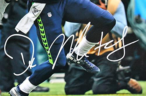 DK Metcalf Signed Seattle Seahawks 16x20 v. Bengals FP Photo-Beckett W Hologram White - Image 2