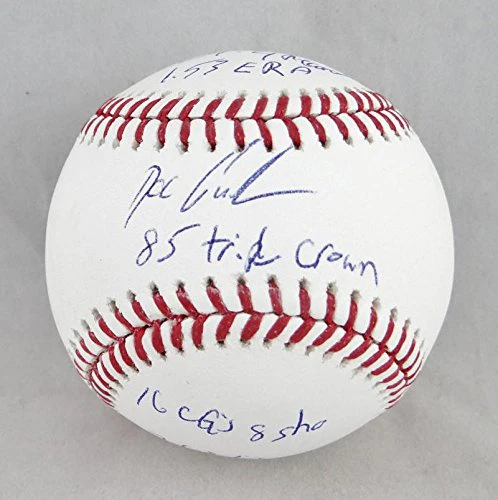 Doc Gooden Autographed Rawlings OML Baseball w/Stat Inscriptions- JSA W Auth - Image 4