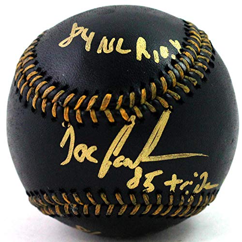 Doc Gooden Autographed Rawlings OML Black Baseball W/ 3 Inscriptions- JSA W Auth - Image 4