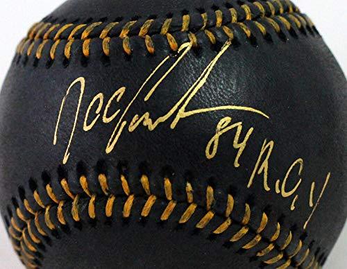 Doc Gooden Autographed Rawlings OML Black Baseball w/ 84 ROY - JSA W Auth Thin - Image 3