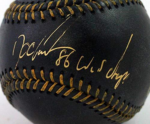 Doc Gooden Autographed Rawlings OML Black Baseball w/ 86 WS Champs - JSA W Auth Thin - Image 3
