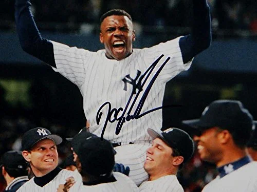 Doc Gooden Signed NY Yankees 8x10 Celebrating Photo- MLB Authenticated Black - Image 2