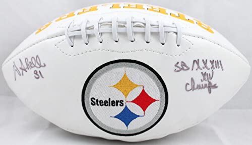 Donnie Shell Autographed Pittsburgh Steelers Logo Football- The Jersey Source Auth INSC - Image 4