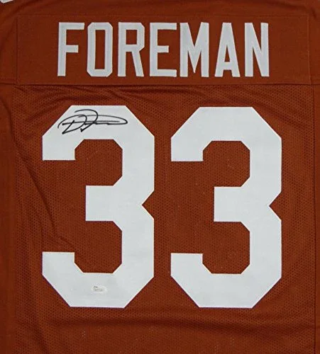 D'onta Foreman Autographed Orange College Style Jersey- JSA W Auth - Image 2