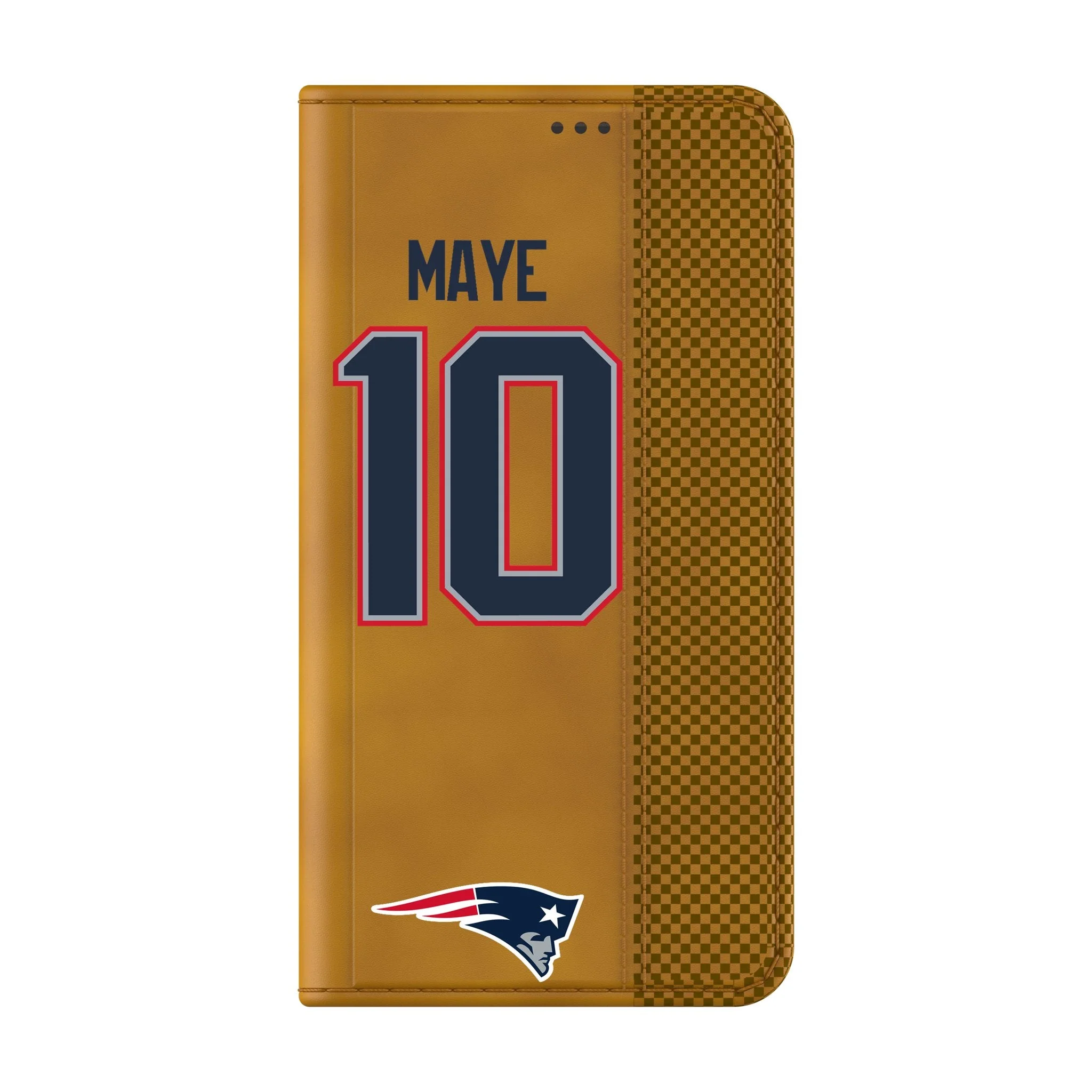 Drake Maye New England Patriots 10 Game Tactic Folio Phone Case for Samsung Galaxy - Image 2