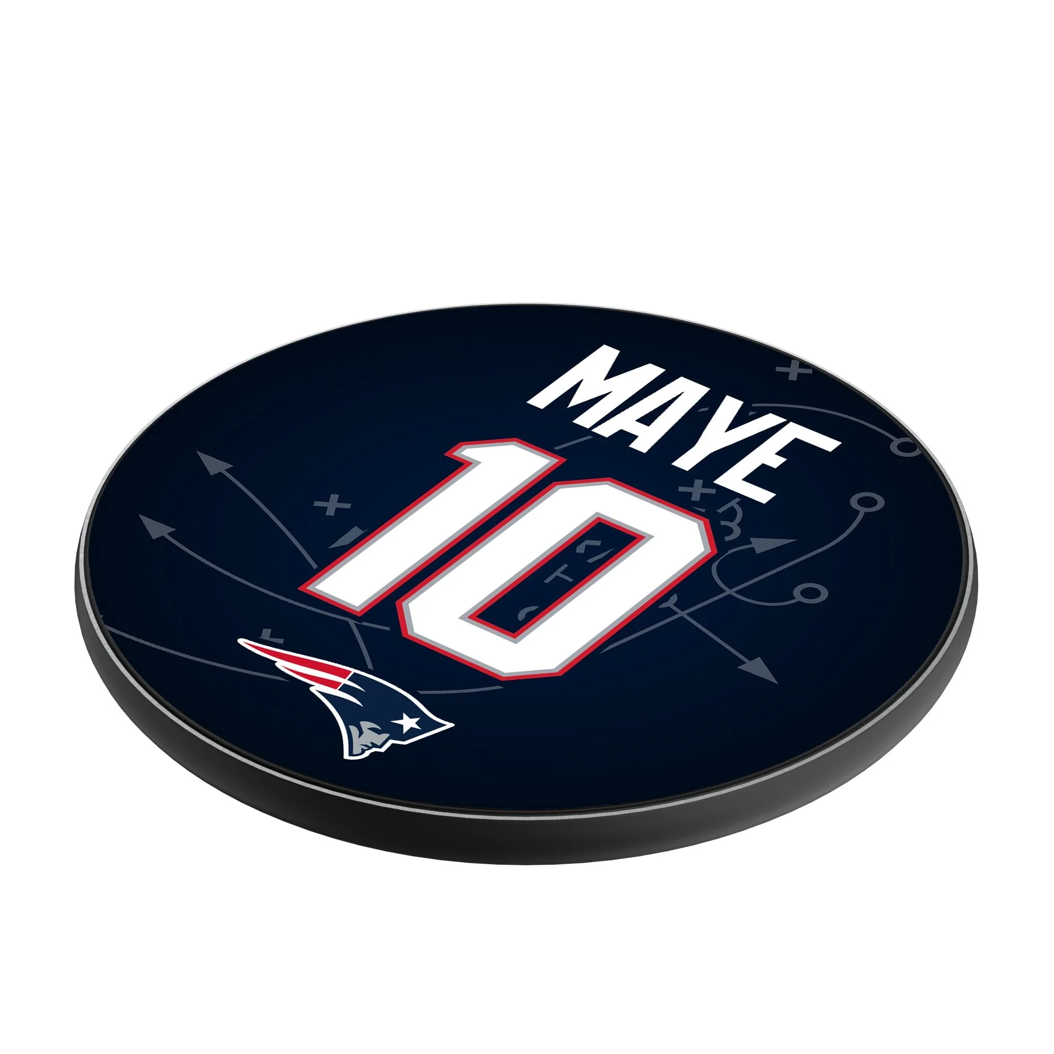 Drake Maye New England Patriots 10 Ready 15-Watt Wireless Charger - Image 2