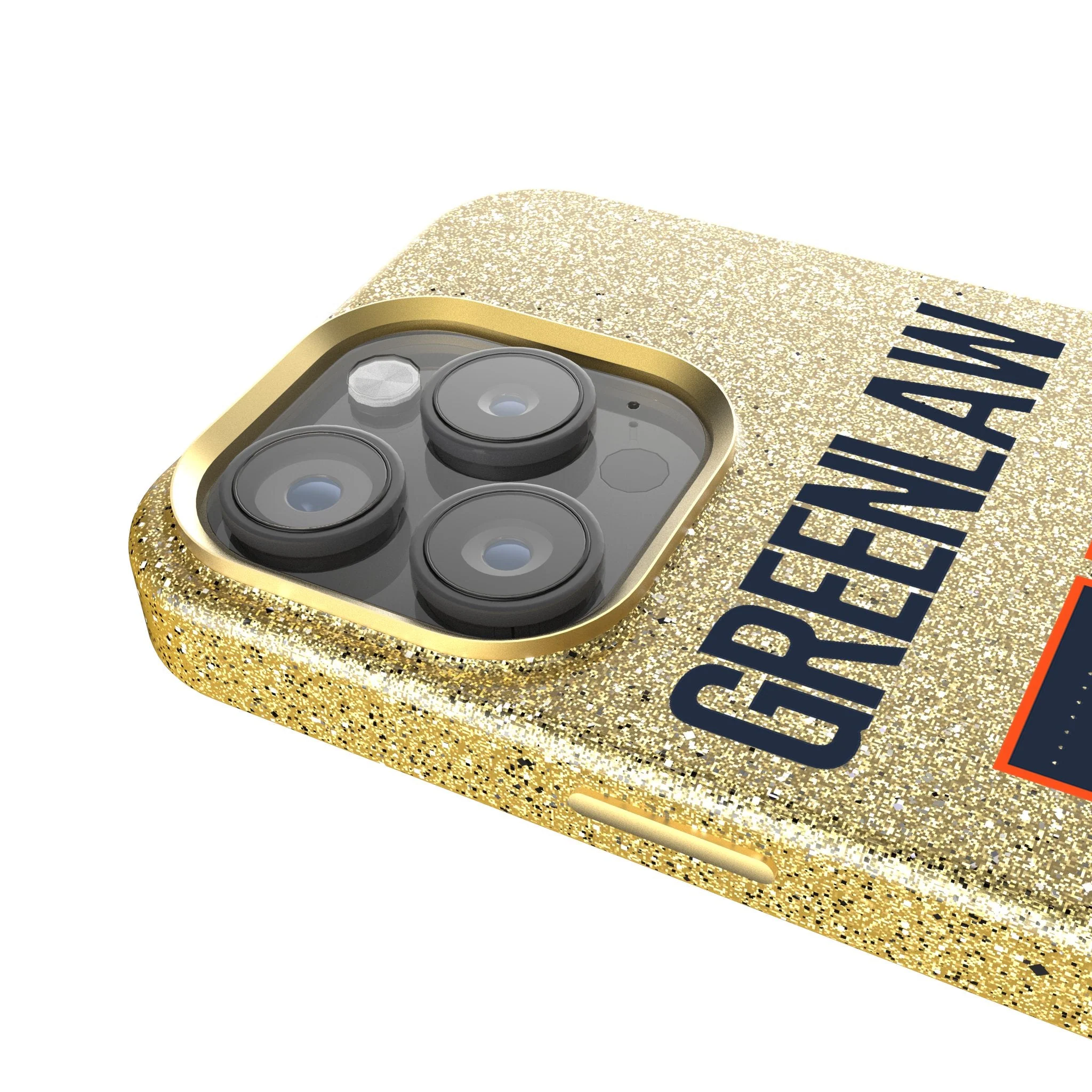 Dre Greenlaw Denver Broncos 57 Game Tactic Bling Phone Case for Apple iPhone - Image 4