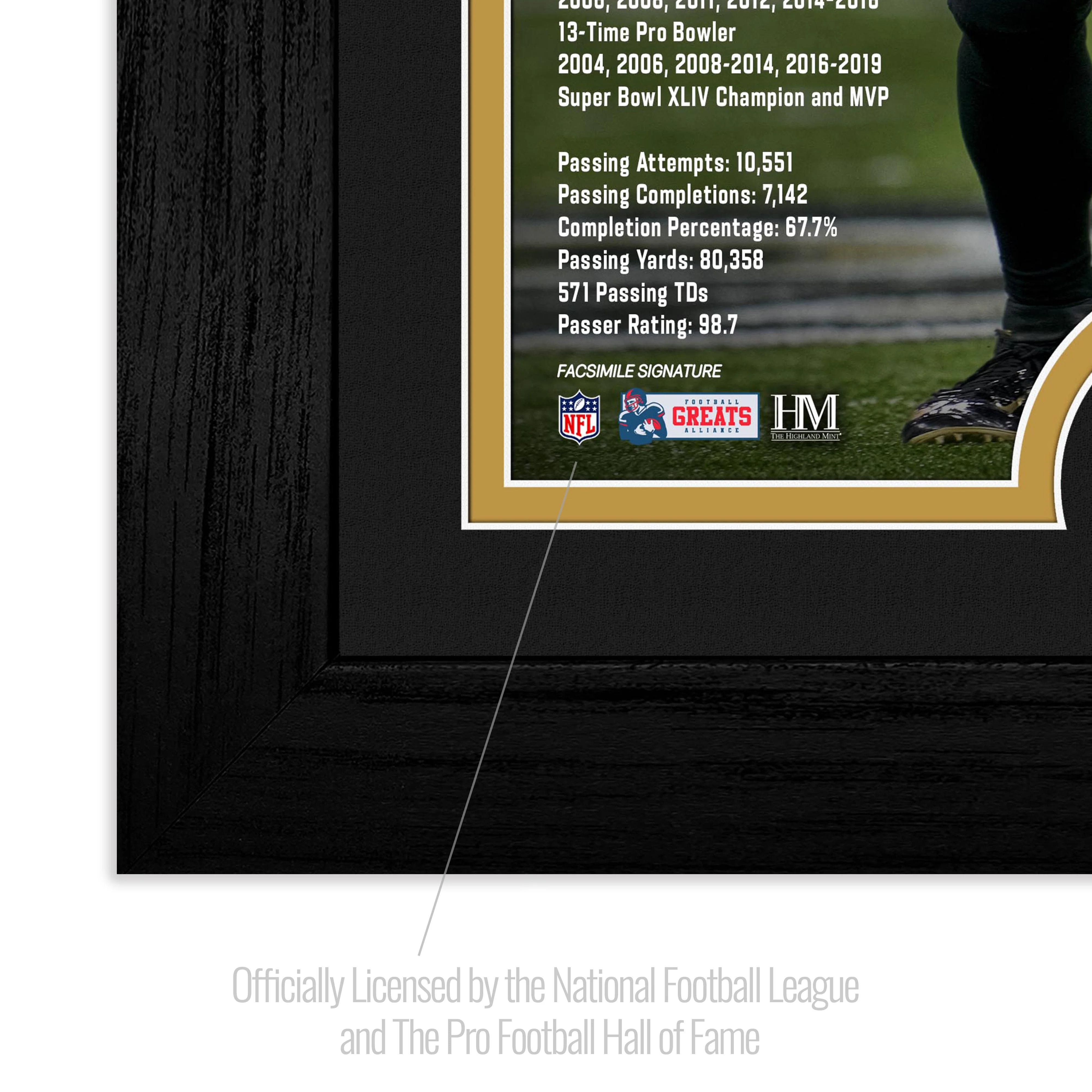 Drew Brees 2026 NFL Hall of Fame Induction Bronze Coin Photo Mint - Image 3