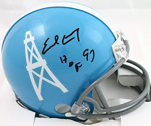 Earl Campbell Autographed Houston Oilers 60-62 TB Mini Helmet W/HOF- JSA W *Blk - Image 5