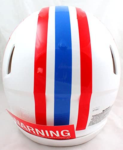 Earl Campbell Autographed Houston Oilers F/S 81-96 TB Speed Authentic Helmet w/HOF-JSA W Auth - Image 3