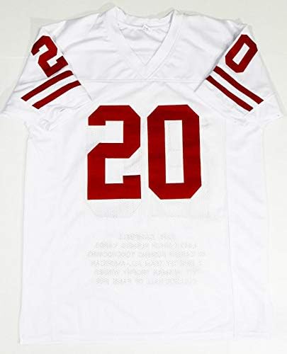 Earl Campbell Autographed White College Style Jersey STAT 4 w/HT - JSA W Auth * - Image 2