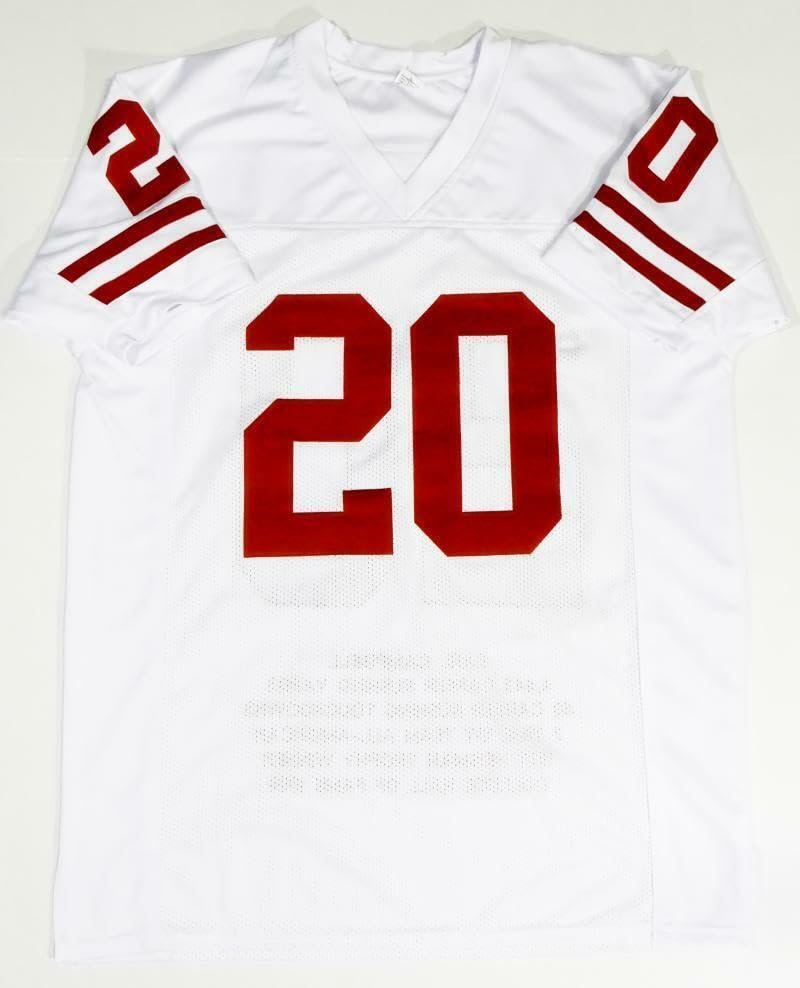 Earl Campbell Autographed White College Style Jersey STAT 4 w/HT - JSA W Auth * - Image 6