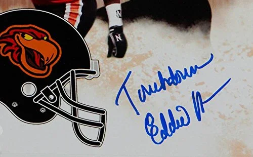 Eddie Brown Autographed Albany 8x10 Double Image Photo- JSA W Auth Blue - Image 2