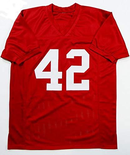 Eddie Lacy Autographed Crimson College Style Jersey- JSA W Authenticated Across 4 - Image 3