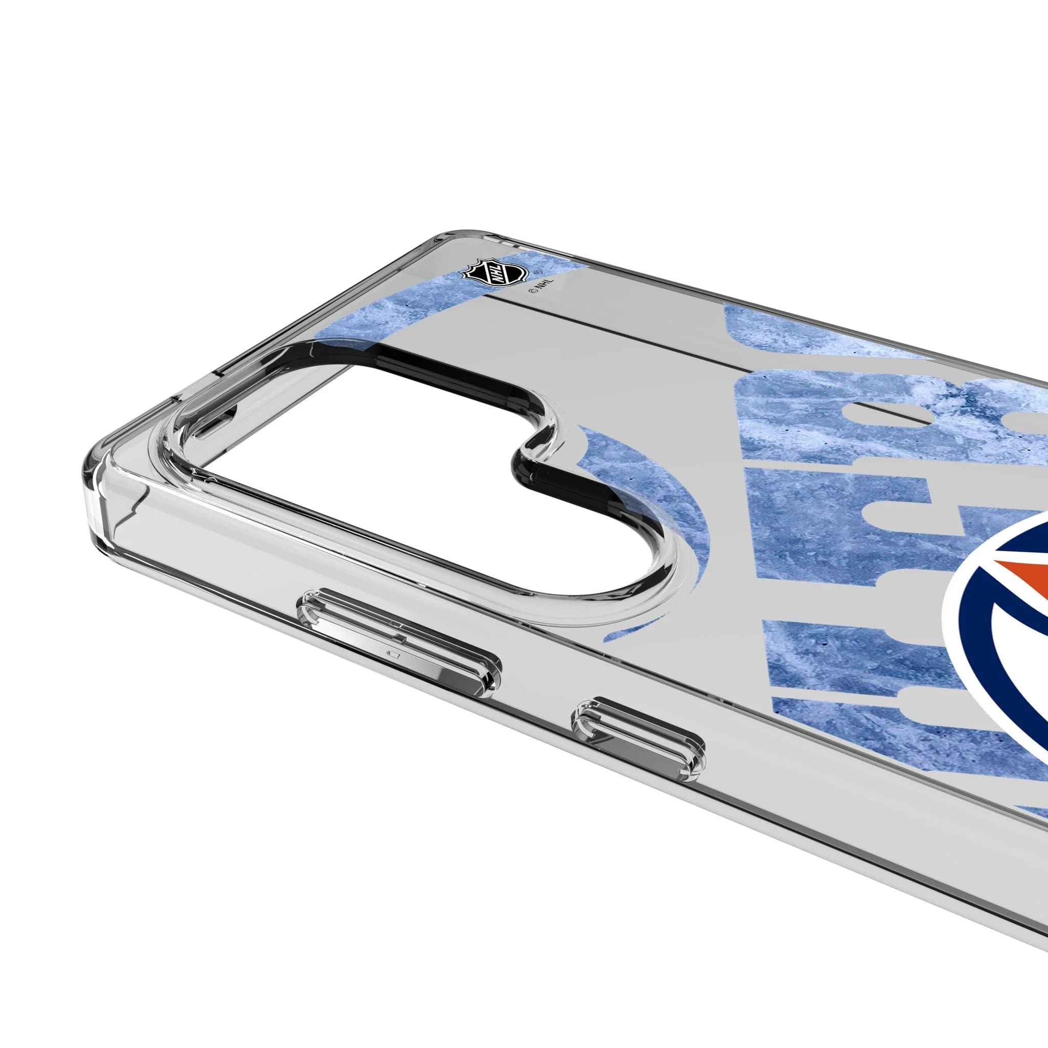 Edmonton Oilers Ice Tilt Clear Phone Case for Samsung Galaxy - Image 3