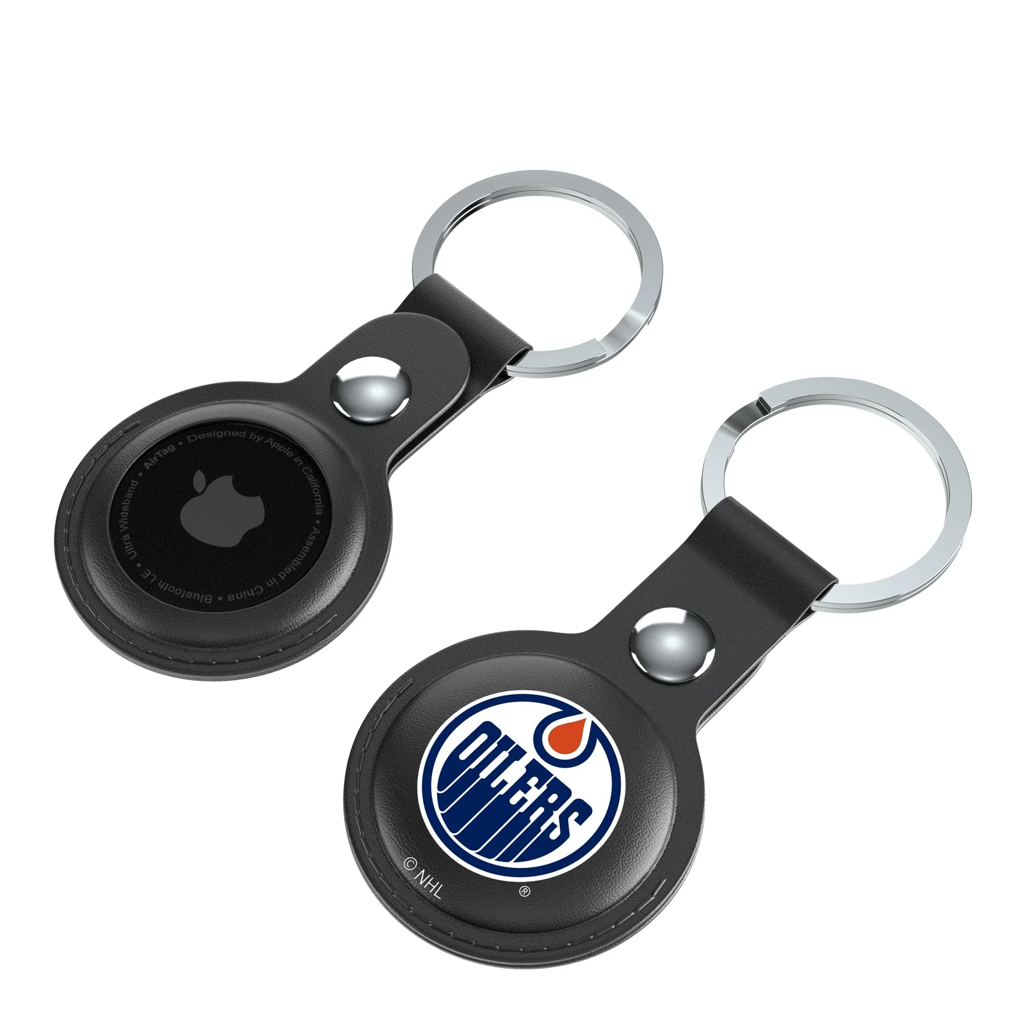 Edmonton Oilers Insignia Black Airtag Holder 2-Pack - Image 4