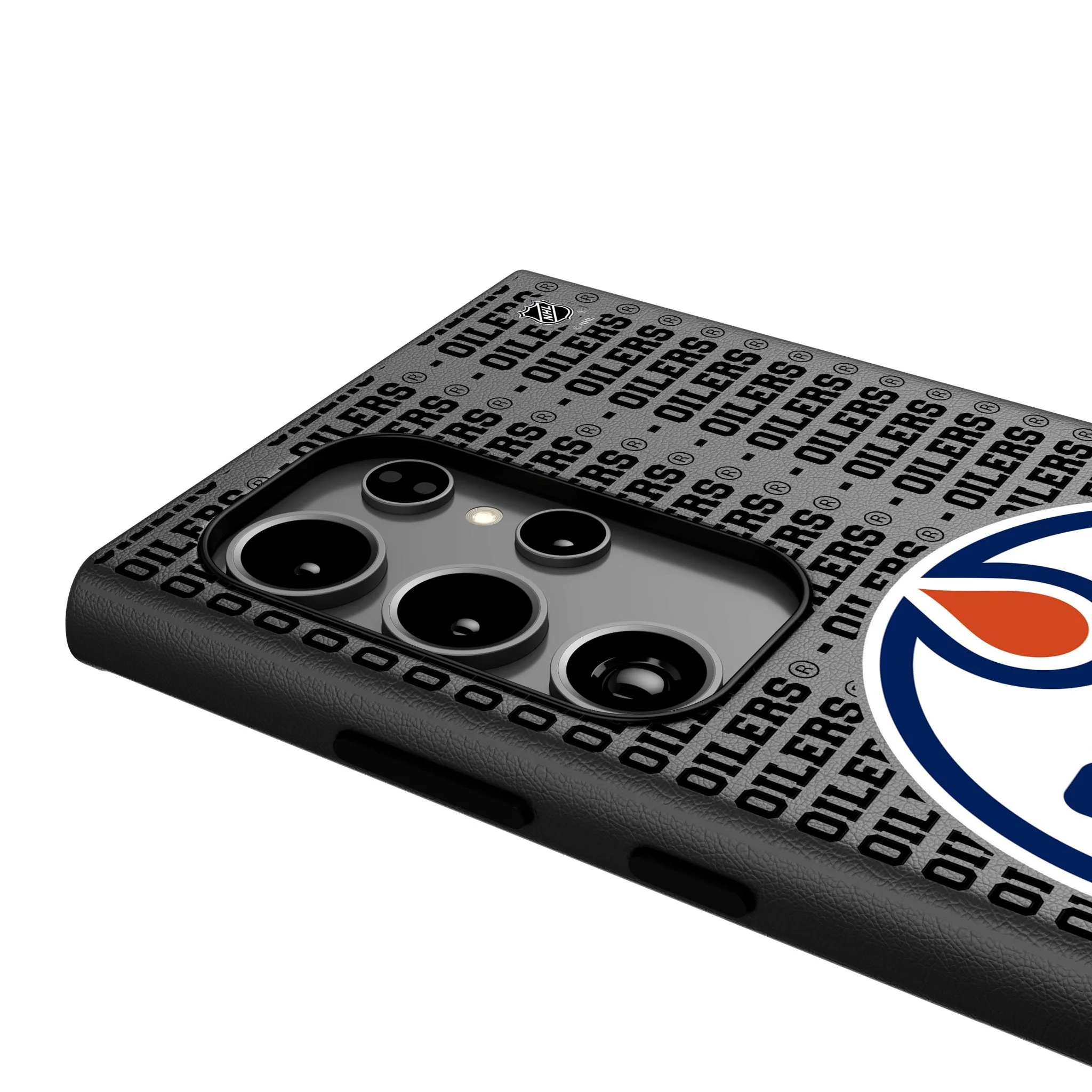 Edmonton Oilers Text Backdrop MagSafe Compatible Phone Case for Samsung Galaxy - Image 4