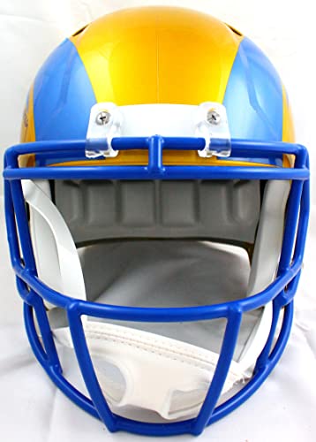 Eric Dickerson Autographed Los Angeles Rams Flash Speed F/S Helmet w/2 Insc.-Beckett W Hologram Black - Image 6