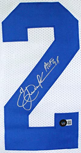 Eric Dickerson Signed White Pro Style Jersey w/HOF-Beckett W Hologram Silver - Image 5