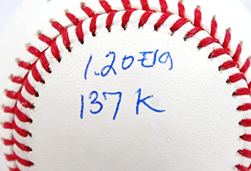 Eric Gagne Autographed Rawlings OML Baseball w/5 Insc.- Beckett W Hologram Blue - Image 5