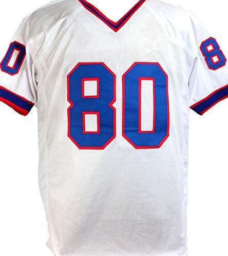 Eric Moulds Autographed White Pro Style Jersey W/Insc- Beckett W Silver - Image 2
