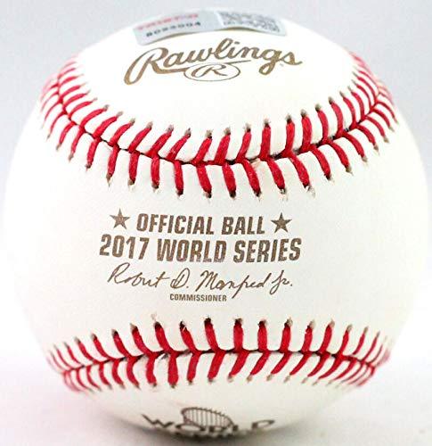 Evan Gattis Autographed Rawlings 2017 WS OML Baseball- TriStar Authenticated - Image 2