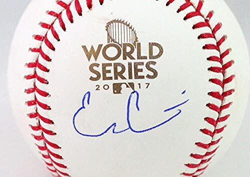 Evan Gattis Autographed Rawlings 2017 WS OML Baseball- TriStar Authenticated - Image 3