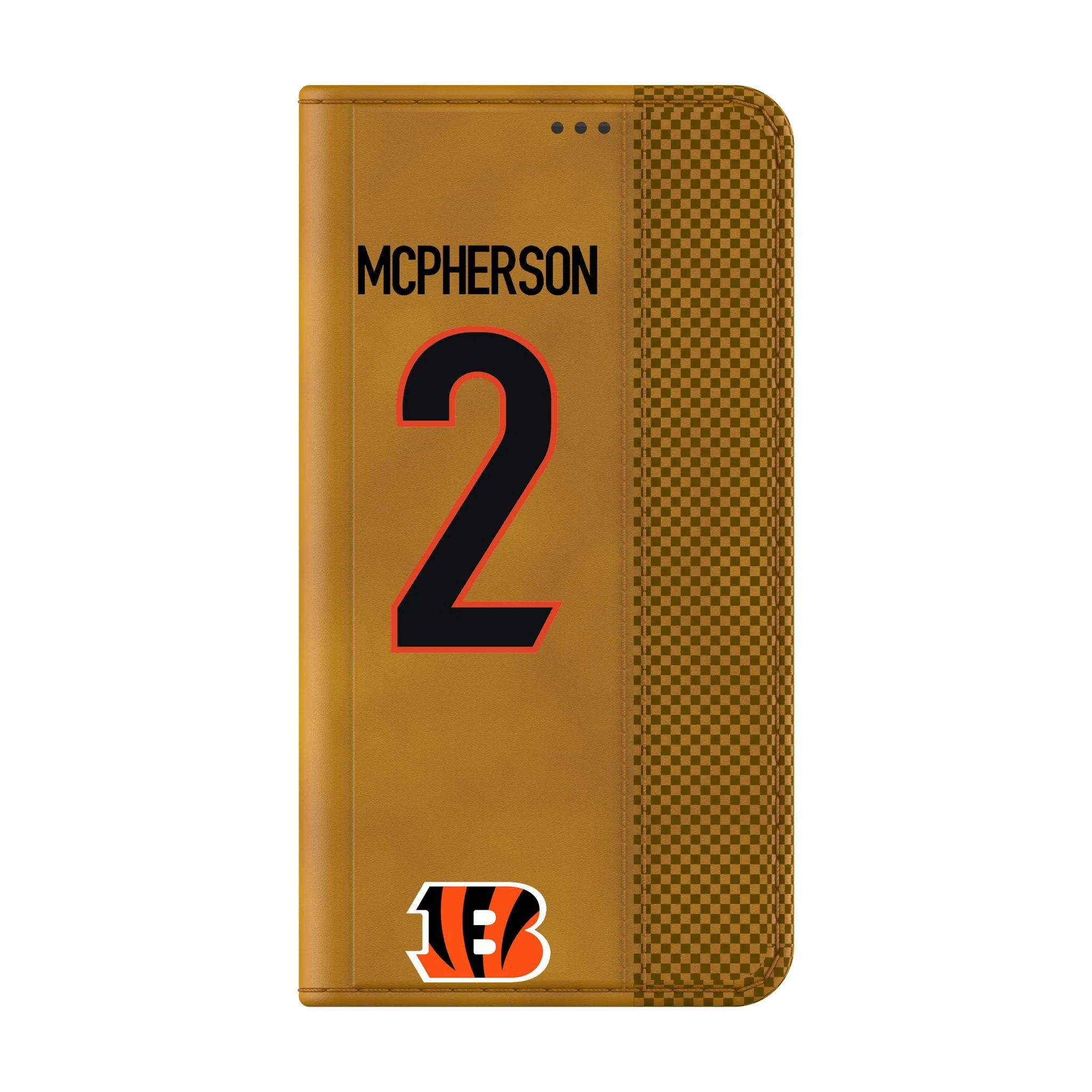 Evan McPherson Cincinnati Bengals 2 Game Tactic Folio Phone Case for Samsung Galaxy - Image 2