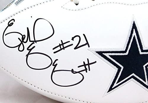 Ezekiel Elliott Autographed Dallas Cowboys Logo Football- Beckett W Hologram - Image 3