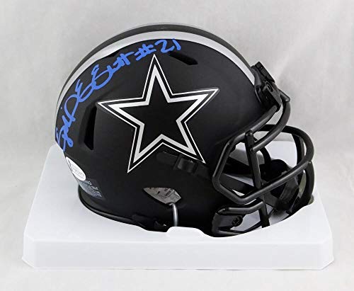 Ezekiel Elliott Signed Dallas Cowboys Eclipse Mini Helmet - Beckett W Auth *Blue - Image 4