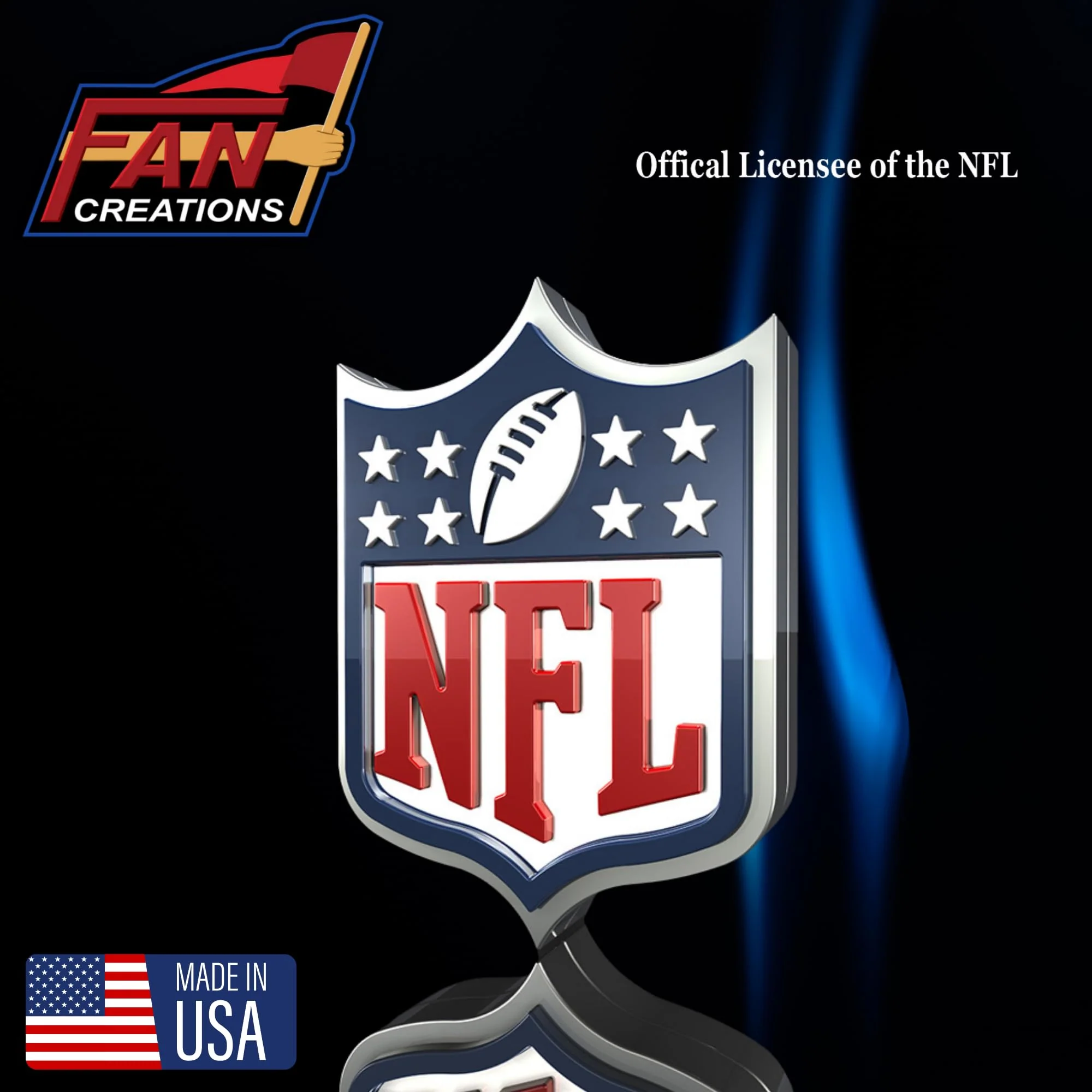Fan Creations NFL Seattle Seahawks Super Bowl LX Champions Sign - 12" Round MDF Wood Wall Decor - Official 2026 Championship Commemorative Plaque for Man Cave, Office, Home - Image 7