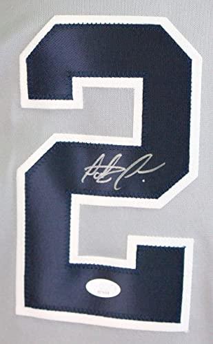 Fernando Tatis Jr. Autographed San Diego Padres Grey Majestic Jersey-JSA Silver - Image 3