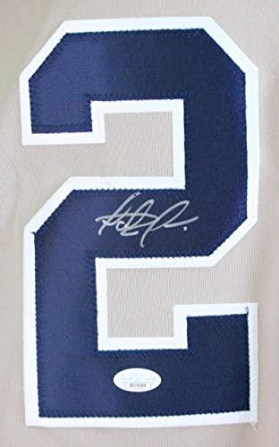 Fernando Tatis Jr. Autographed San Diego Padres Sand Majestic Jersey-JSA Silver - Image 3