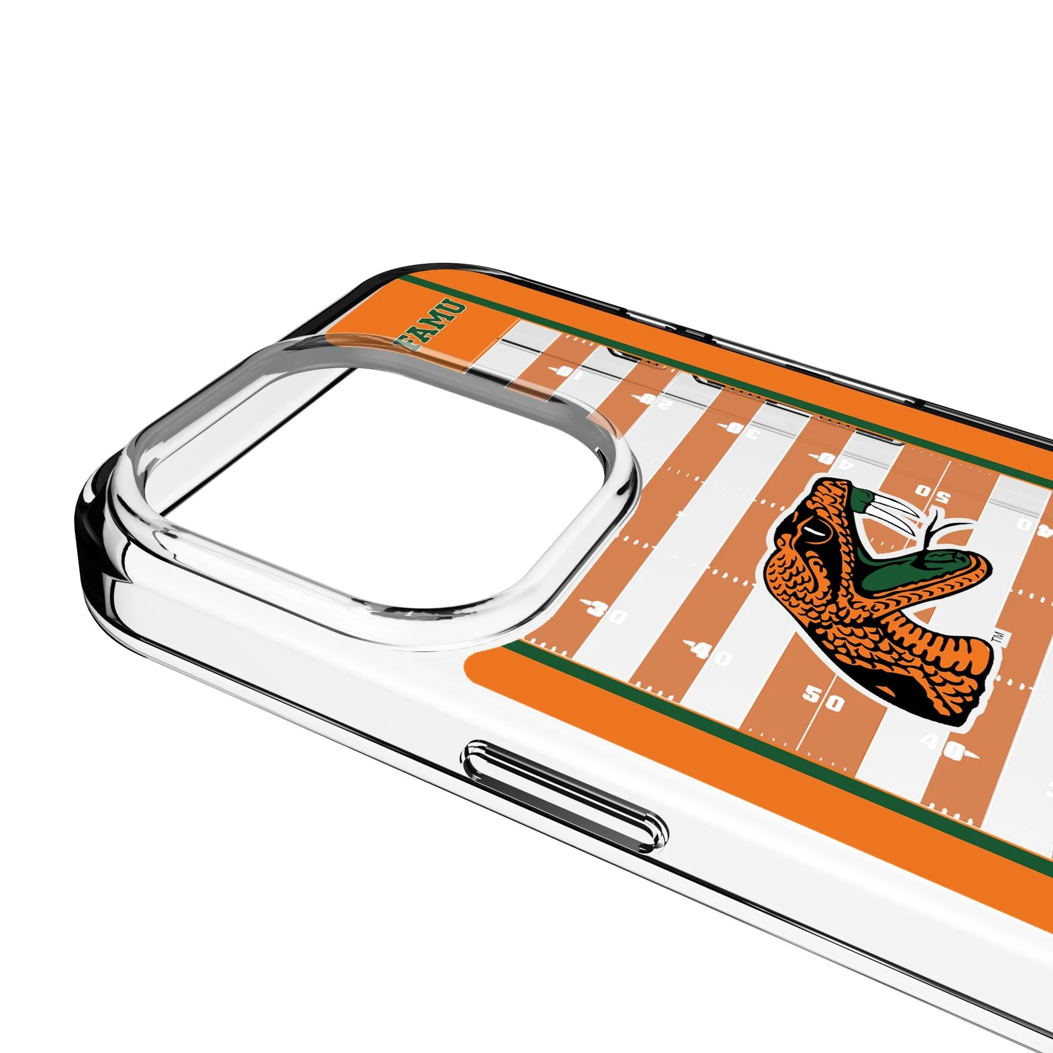 Florida A&M University Rattlers Field Clear Phone Case for Apple iPhone - Image 3