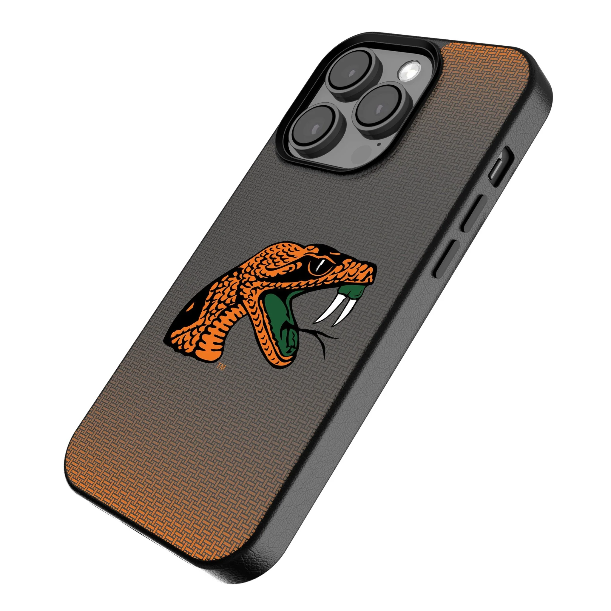 Florida A&M University Rattlers Linen MagSafe Compatible Phone Case for Apple iPhone - Image 2