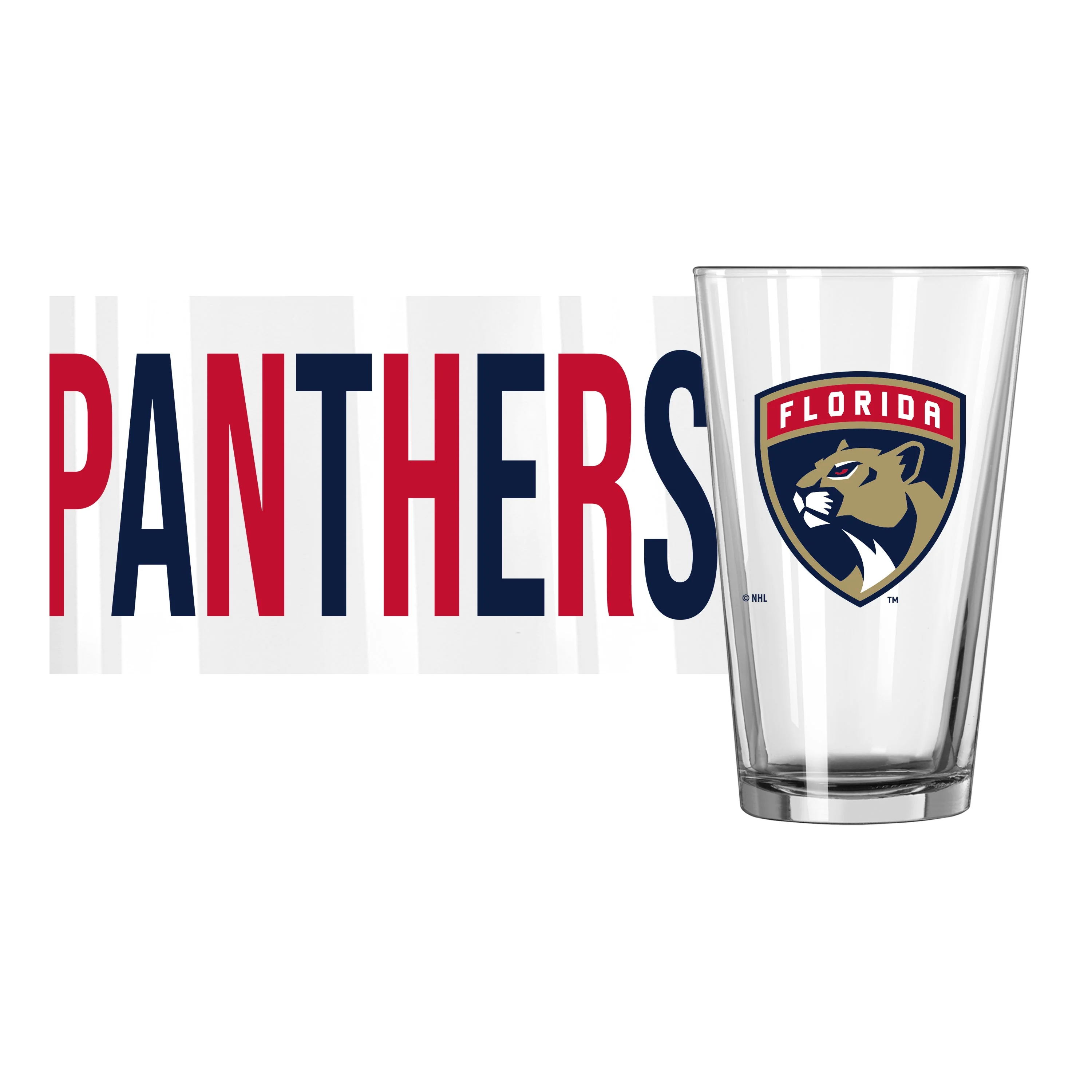 Florida Panthers 16oz Overtime Pint Glass - Image 2