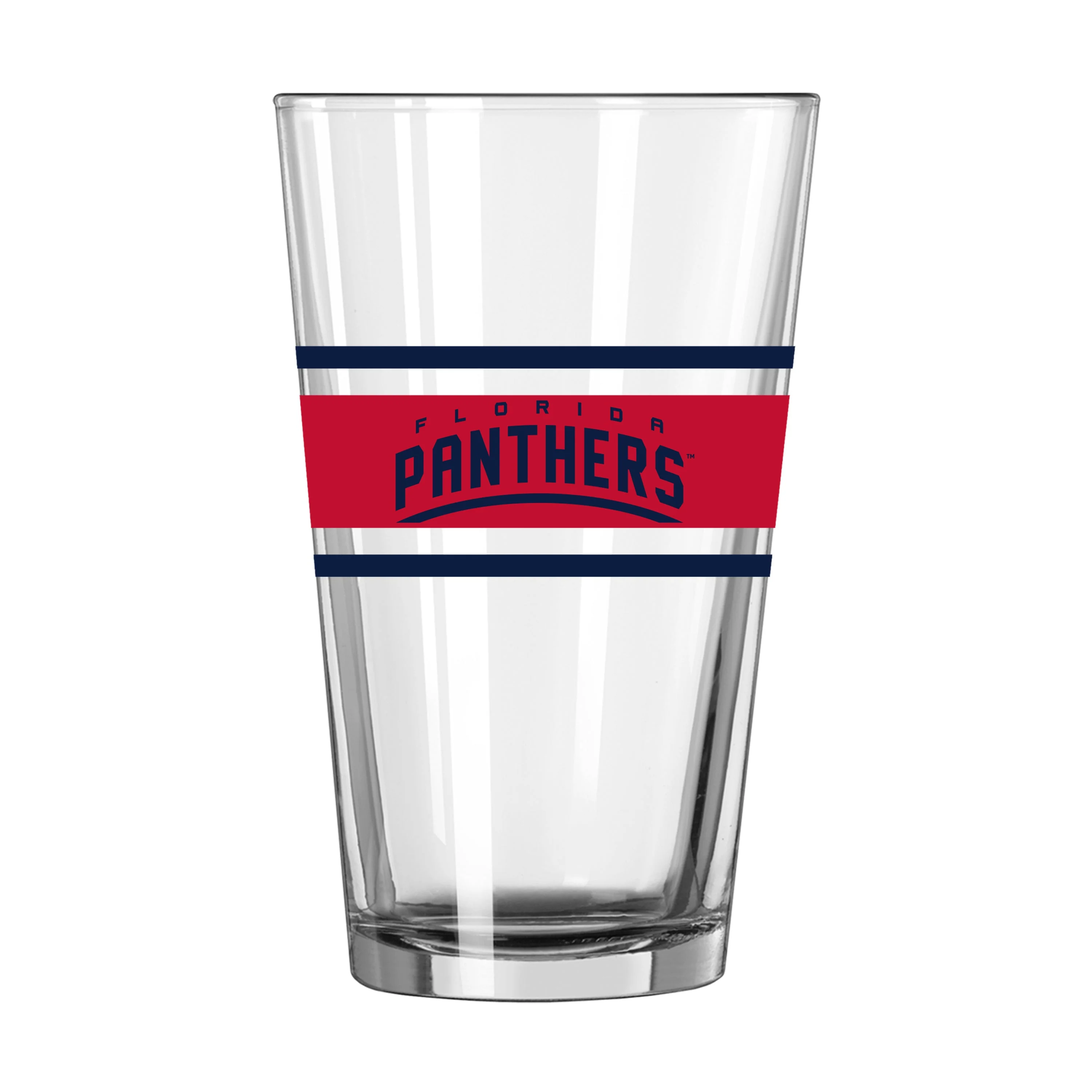 Florida Panthers 16oz Stripe Pint Glass - Image 2