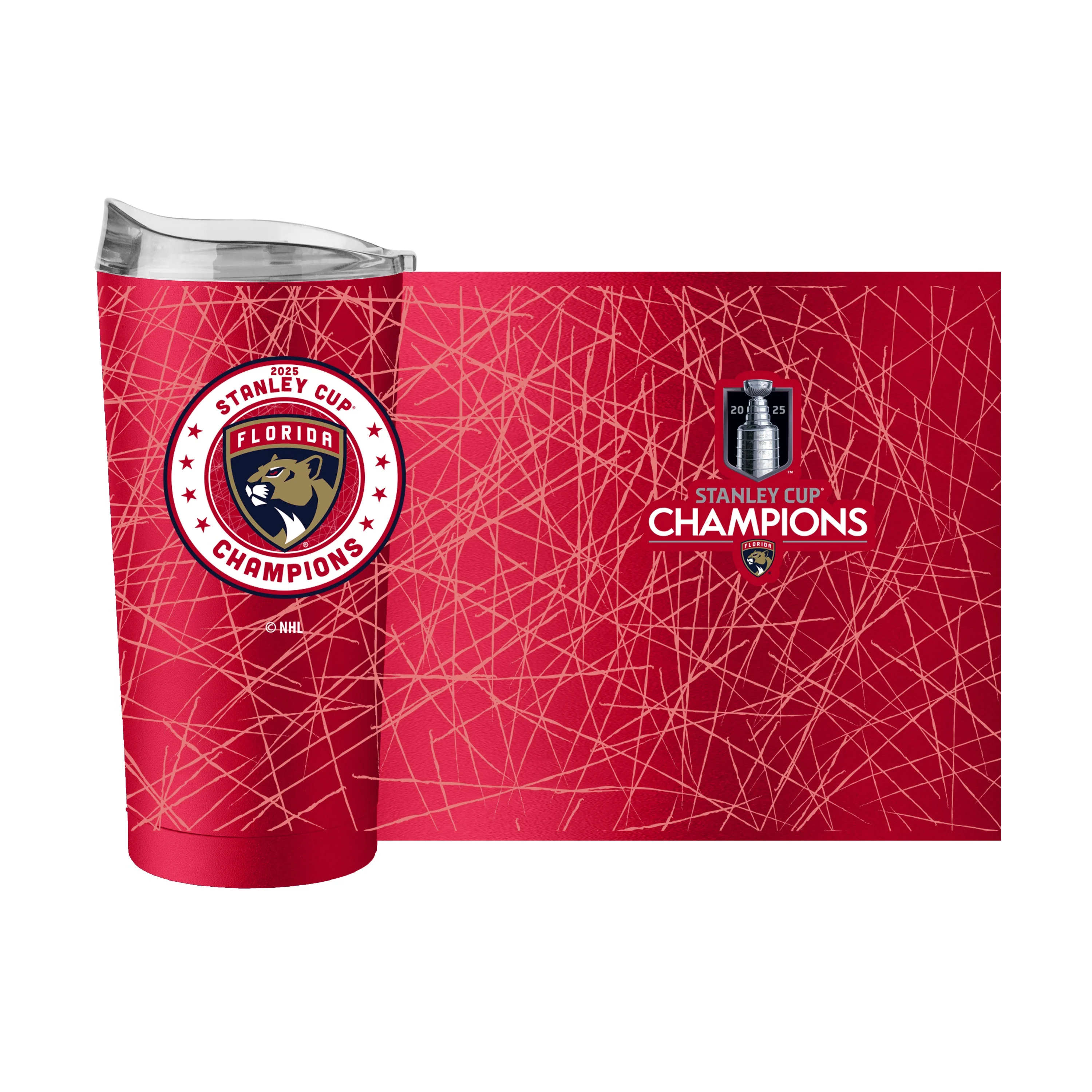 Florida Panthers 2025 Stanley Cup Champions 20oz PC Tumbler - Image 3
