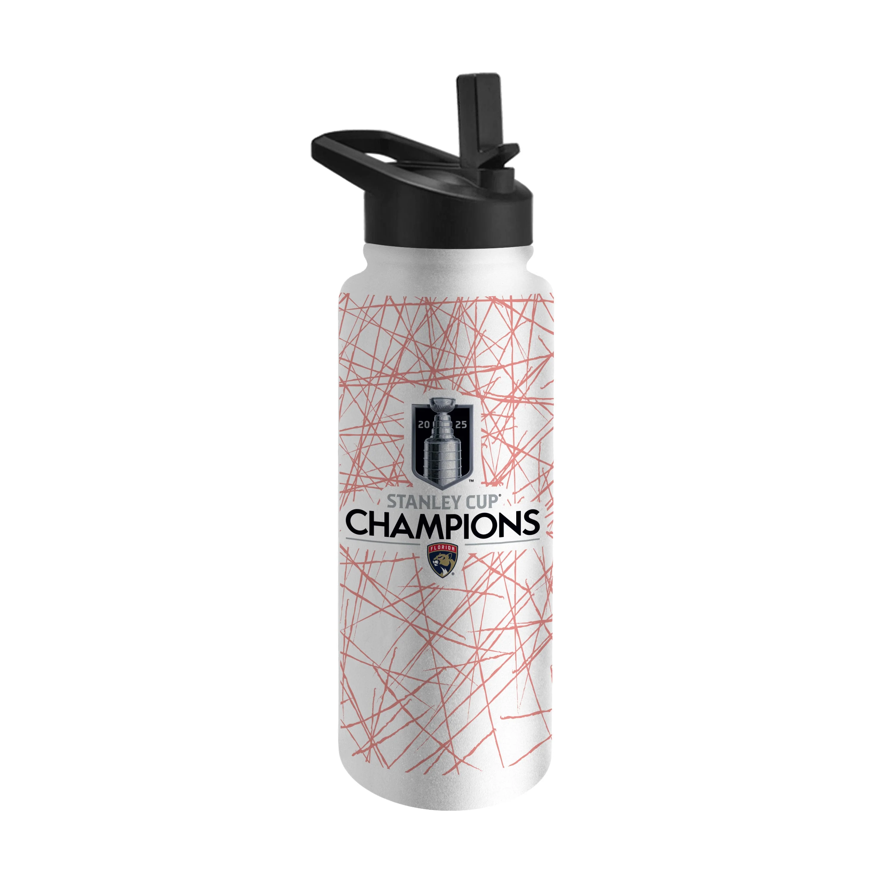 Florida Panthers 2025 Stanley Cup Champions 34oz Quencher Bottle - Image 2